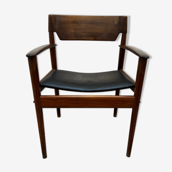 Fauteuil danois en palissandre de Grete Jalk