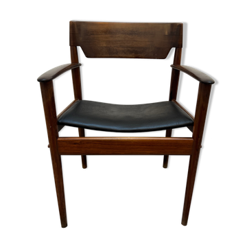 Fauteuil danois en palissandre de Grete Jalk