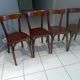 Suite of 4 Baumann bistro chairs from 1968