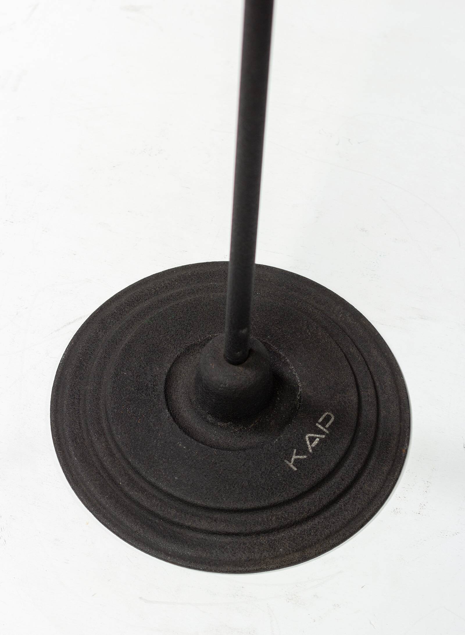 Authentic industrial floor lamp by Kap 1950.