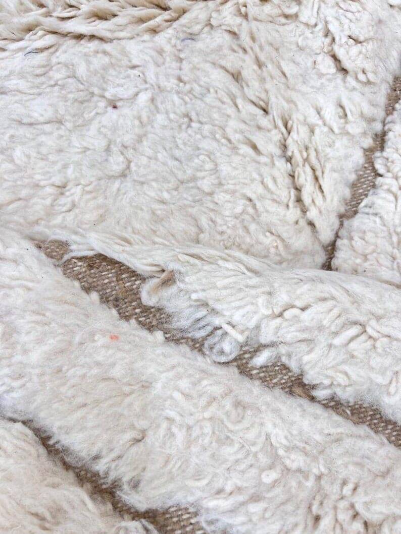 Handmade Berber wool rug size 2/3 m