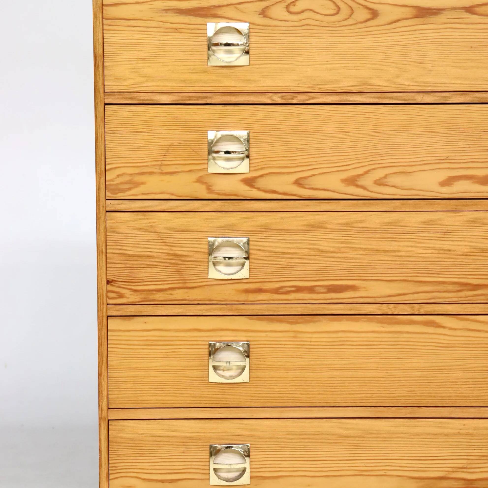 70s six-drawer chest of drawers