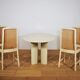 Table and 6 chairs by Mario Sabot from the 70s