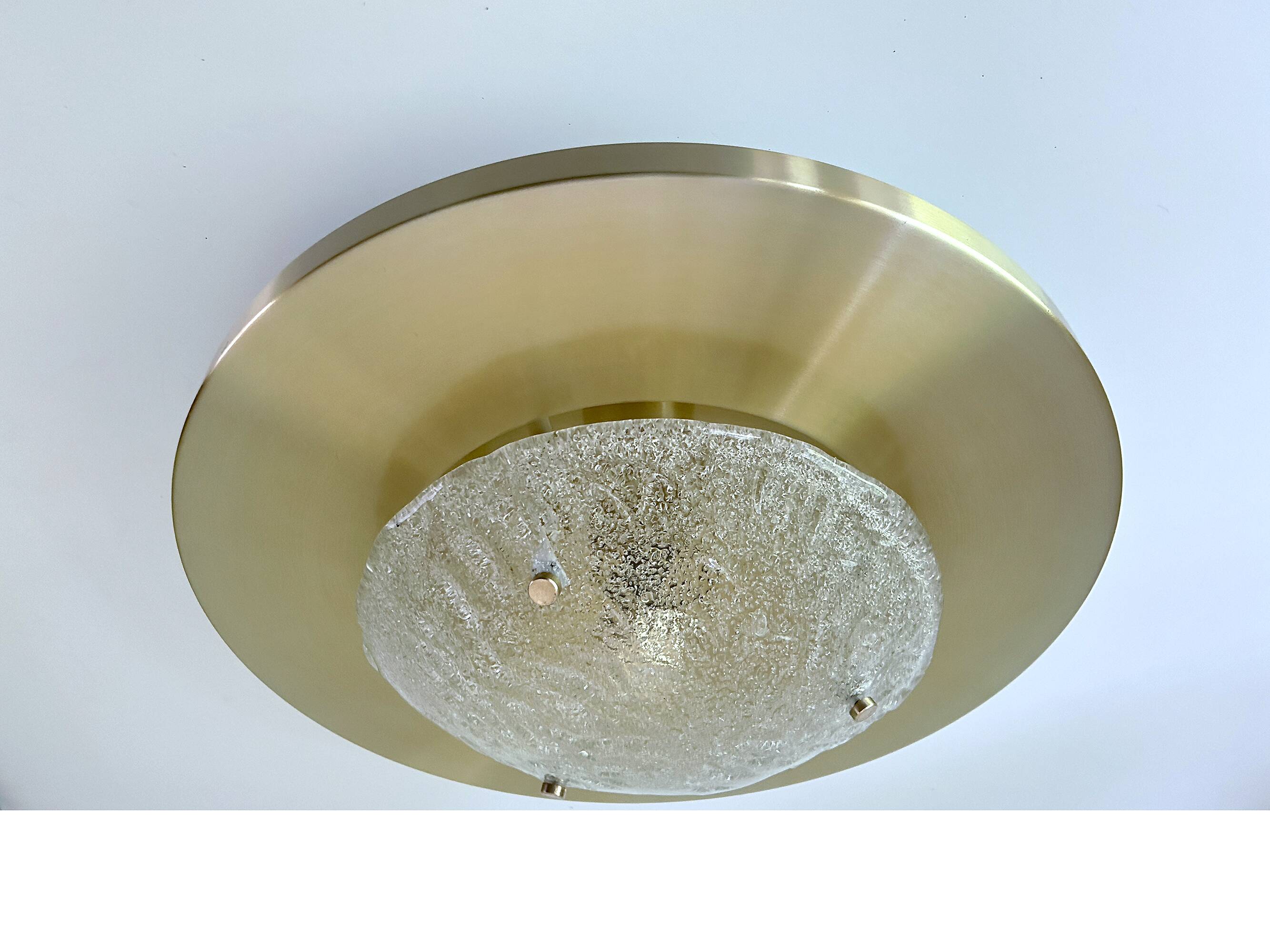 Very Large Vintage Murano Glass Ceiling Light