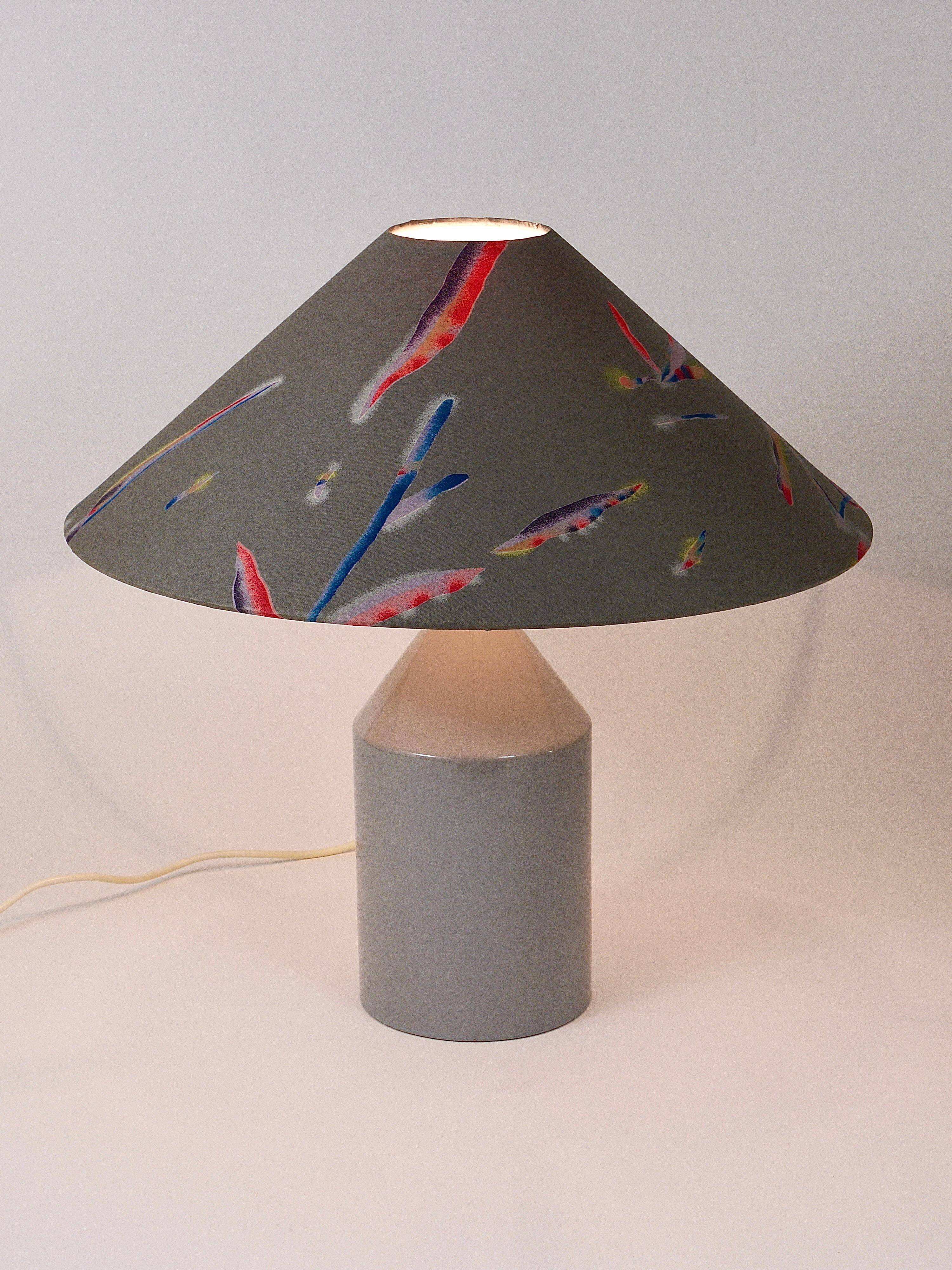 Post-modern coloured table lamp, Italy, 1980s