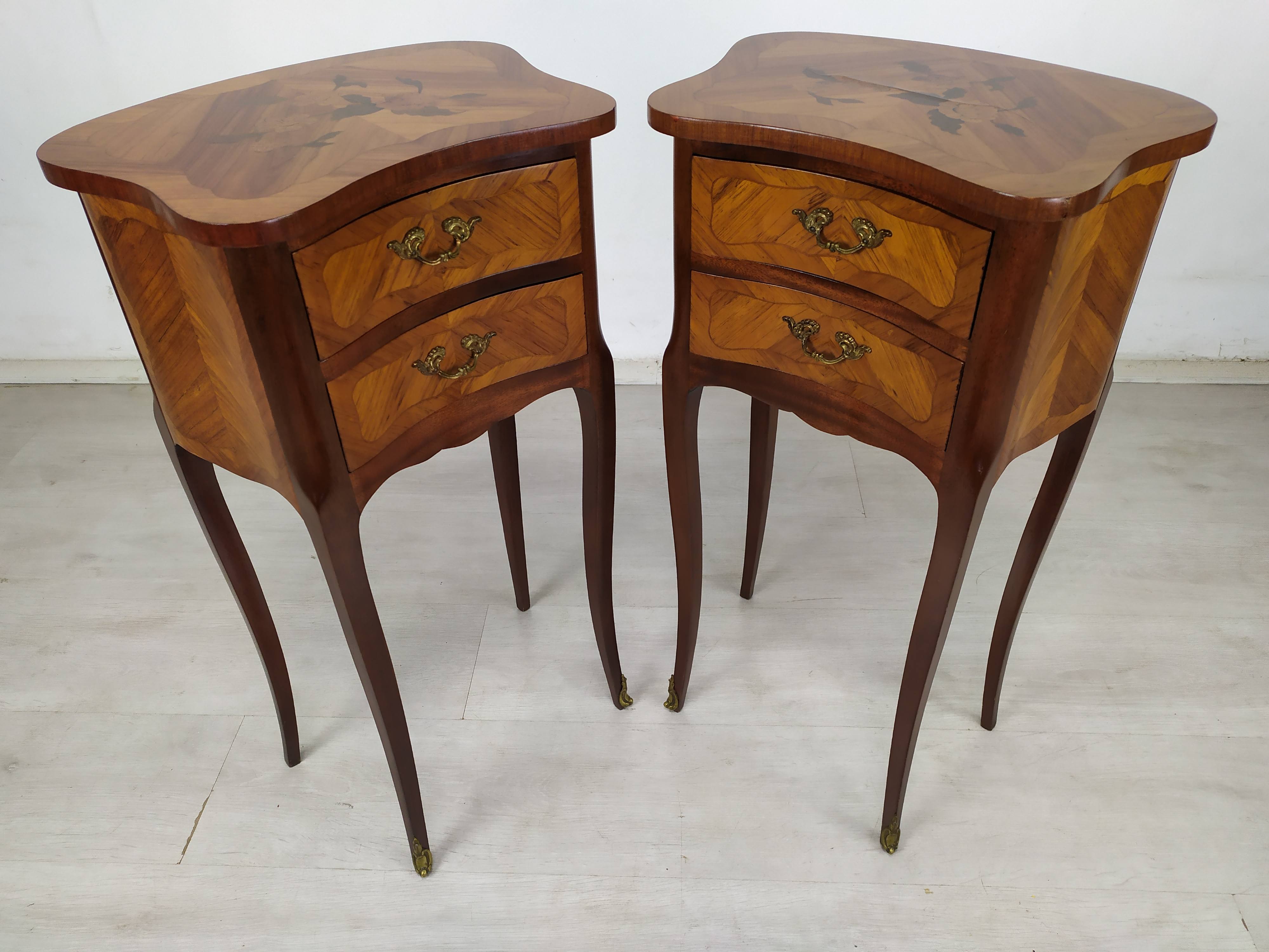 Pair of Louis XV bedside tables