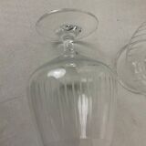 Set of 6 glasses of digestive cognac aperitif in crystal or glass size