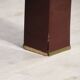 Vintage Jean-Claude Mahey coffee table in lacquered wood and brass, 1970