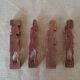 Set of 4 wooden knife holders