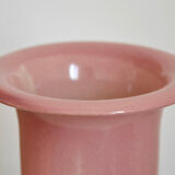 Pink vintage vase with rounded edges