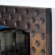 Brutalist oak mirror, 1970s