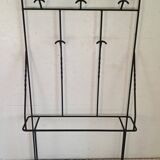 Large modernist wrought iron cloakroom from the 1950s.