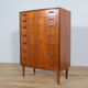 Mid-Century teak chest of drawers by Poul Jessen for PMJ Viby, 1960s