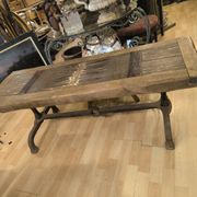 Table basse brutaliste par max & dominique picard 1950