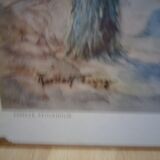 School poster, Giant Tortoise, 1940's, Sweden