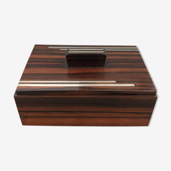 Wooden box, inlaid