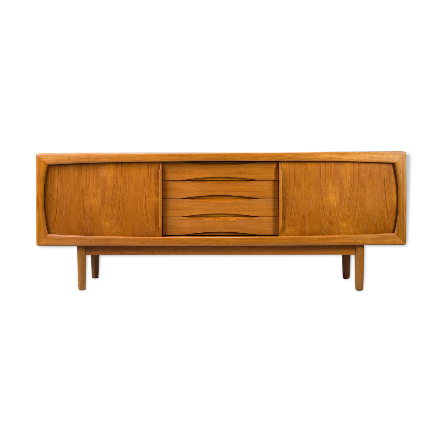 Mid-Century Danish Teak Sideboard from H.P. Hanssen, 1960s