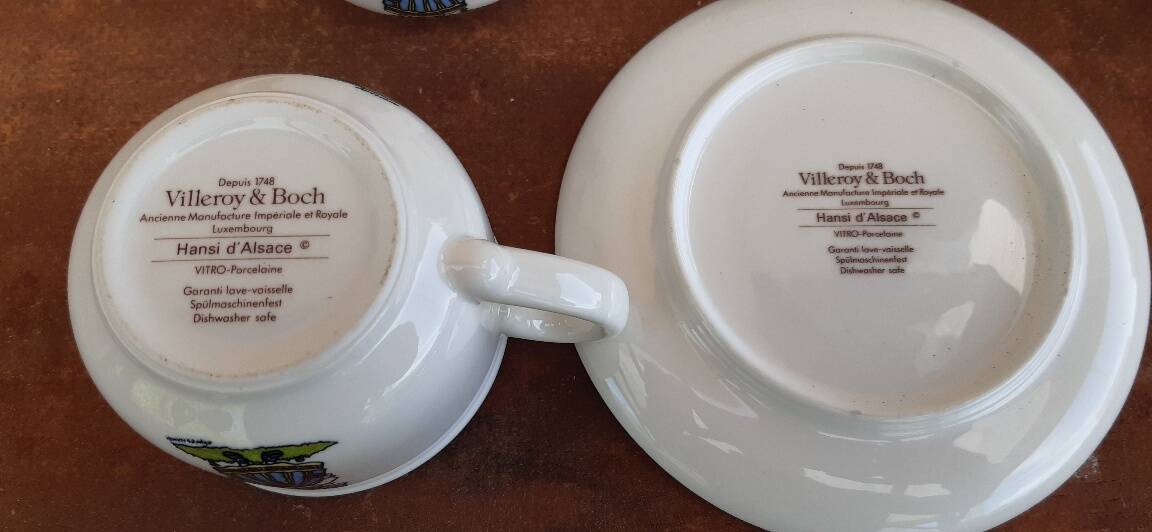 Coffee service Villeroy & Boch model "Hansi d’Alsace"