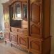 Buffet vaisselier style louis xv en merisier