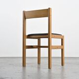 Blond Mahogany Chair by André Sornay, circa 1960