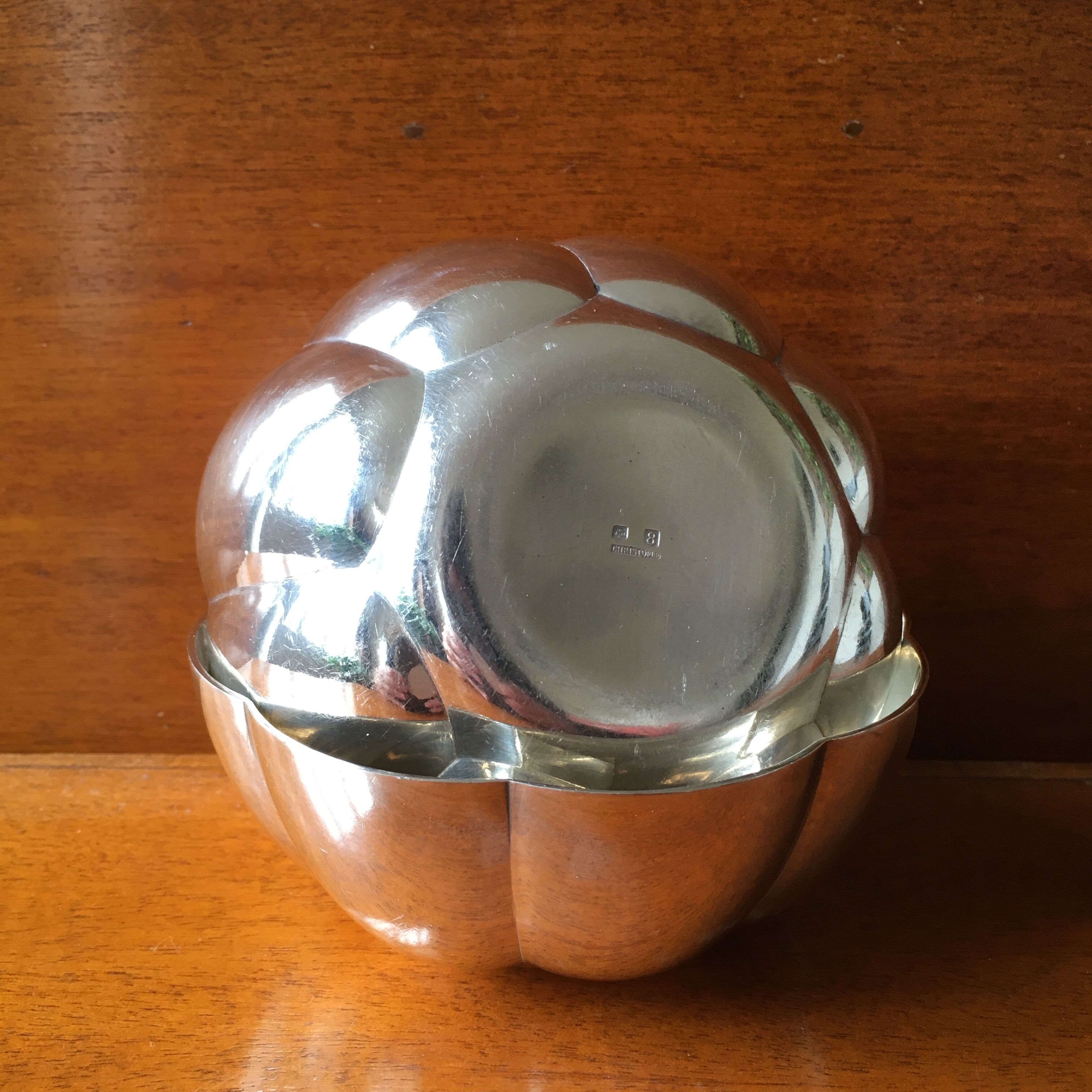 Christofle 2 silver metal cups