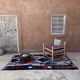 Tapis Marocain Boucherouite coloré - 138 x 256 cm