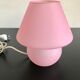 Paire de lampes champignon en verre