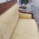 Vintage bench empire mahogany dolphin heads