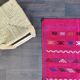 Tapis marocain rose berbère 95x140cm