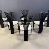 Totem chairs by Torstein Nilsen for Westnofa, 1980s set of 6
