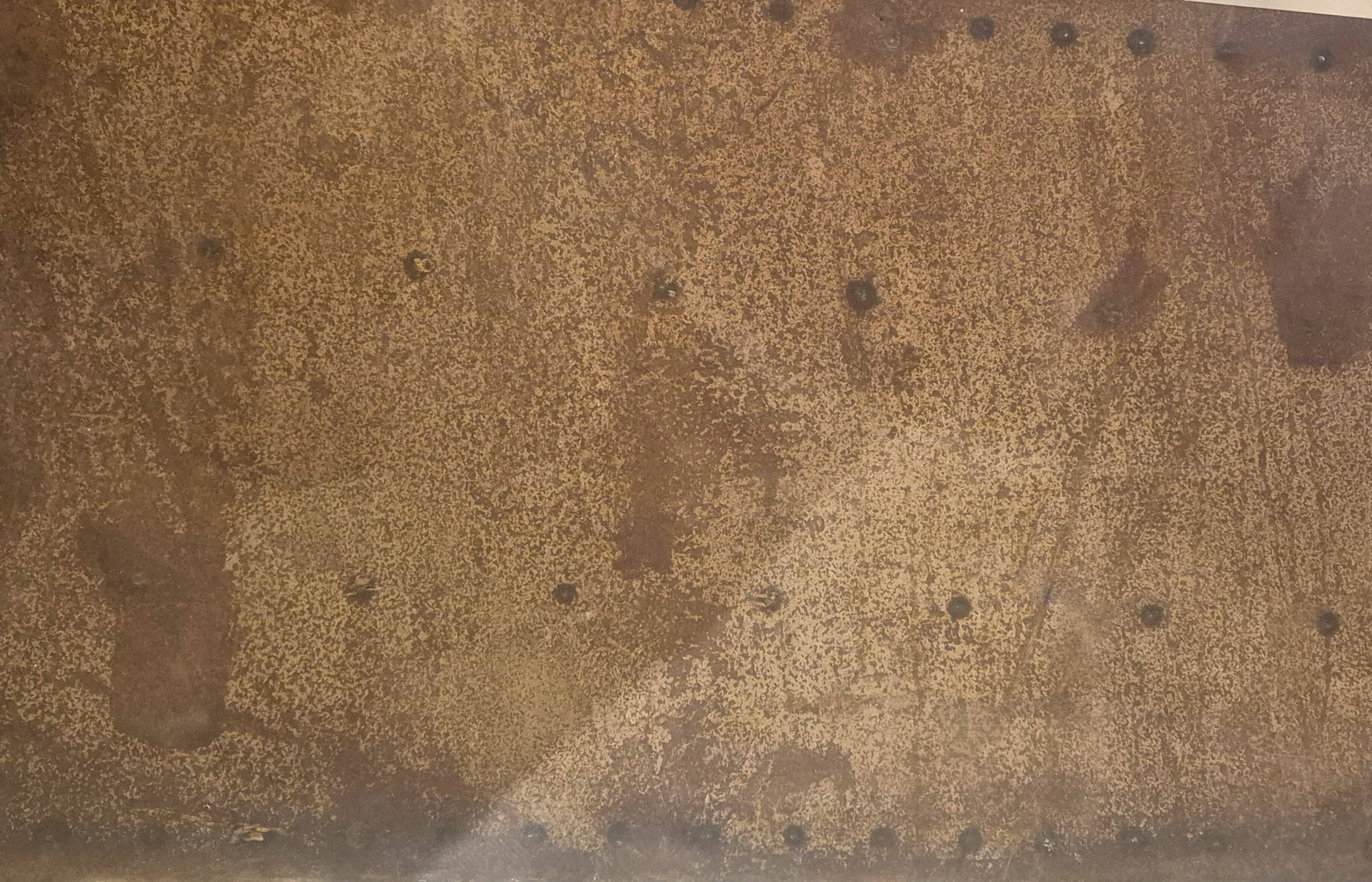 Vintage industrial coffee table, circa 1970