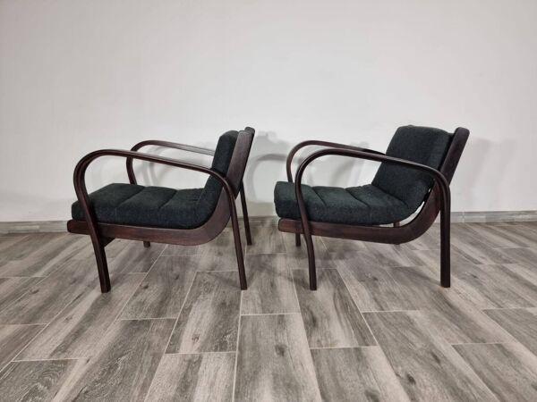 Fauteuils par K. Kozelka & A. Kropacek, Set de 2, 1950s, Set de 2