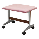 Pink footrest, Danish design, 1960s, production: Denmark