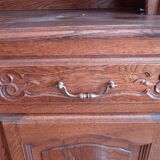 Louis XV style oak sideboard