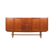 Panneau en teck, design danois, années 1960