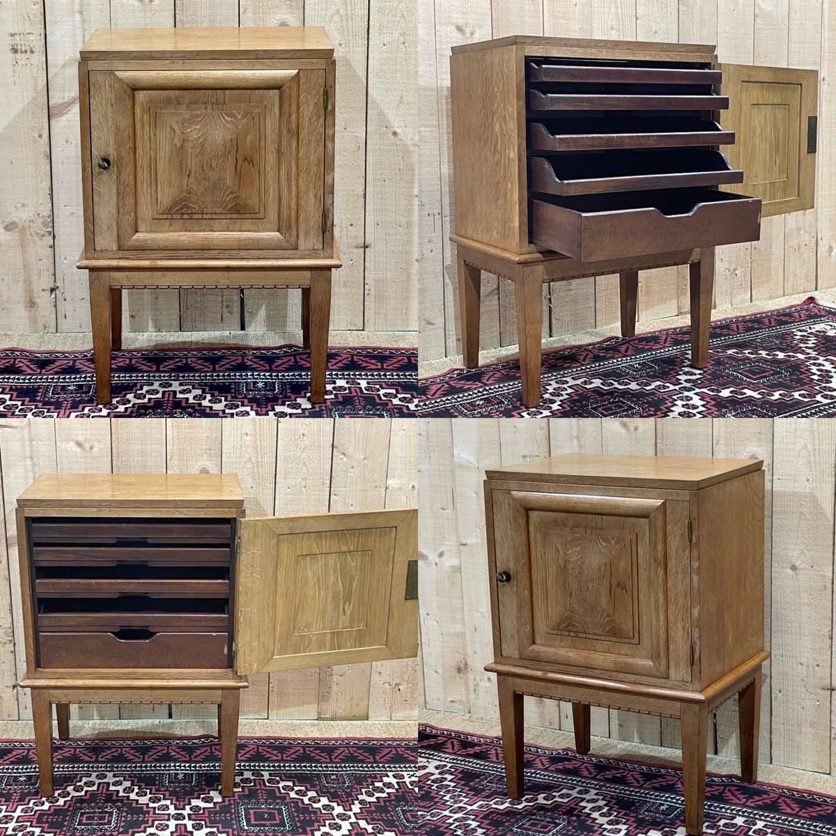 Oak office filing cabinet from the 1940s