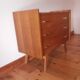 Commode années 60 pieds compas