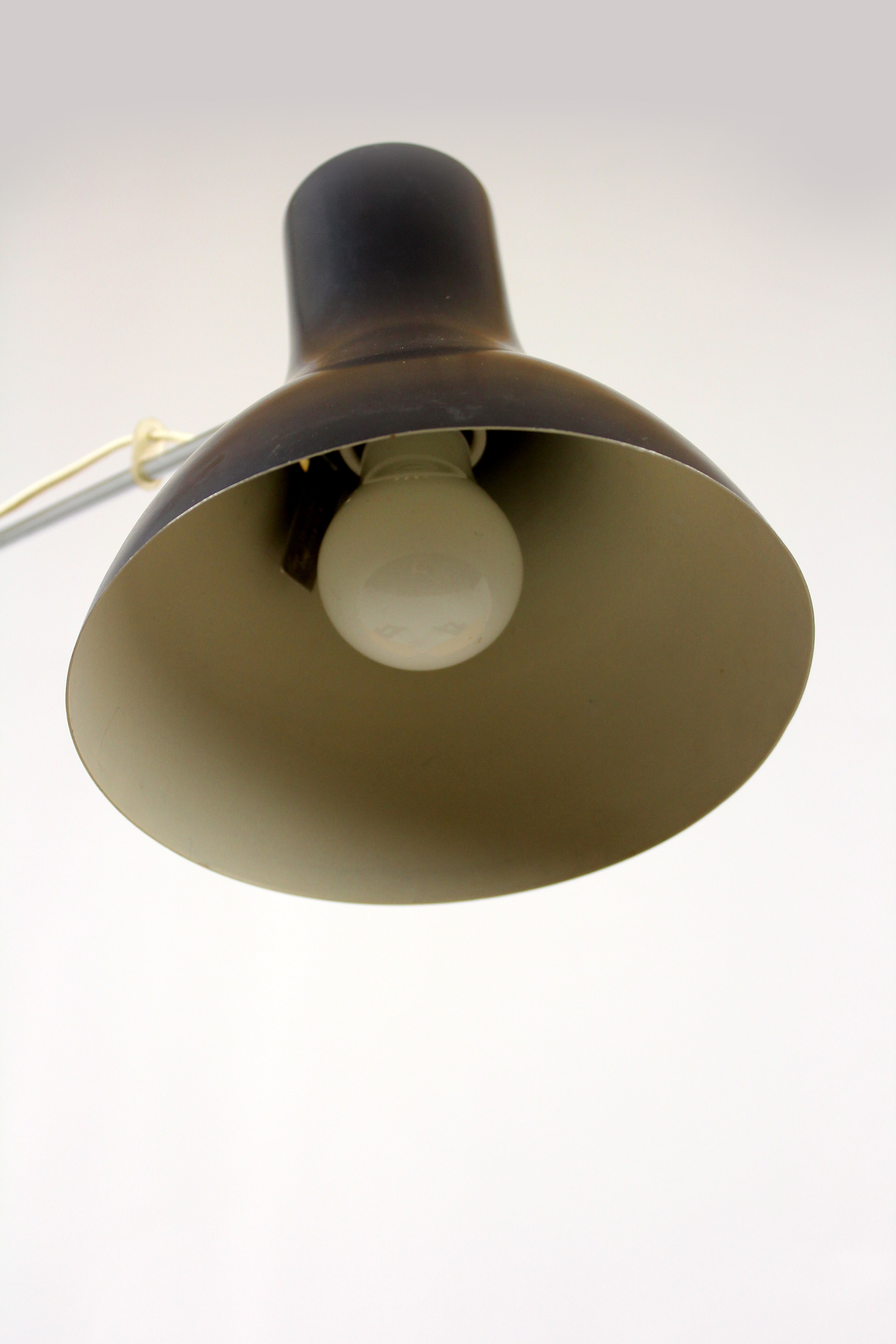industrial table lamp by Josef Hurka for Napako, 1960