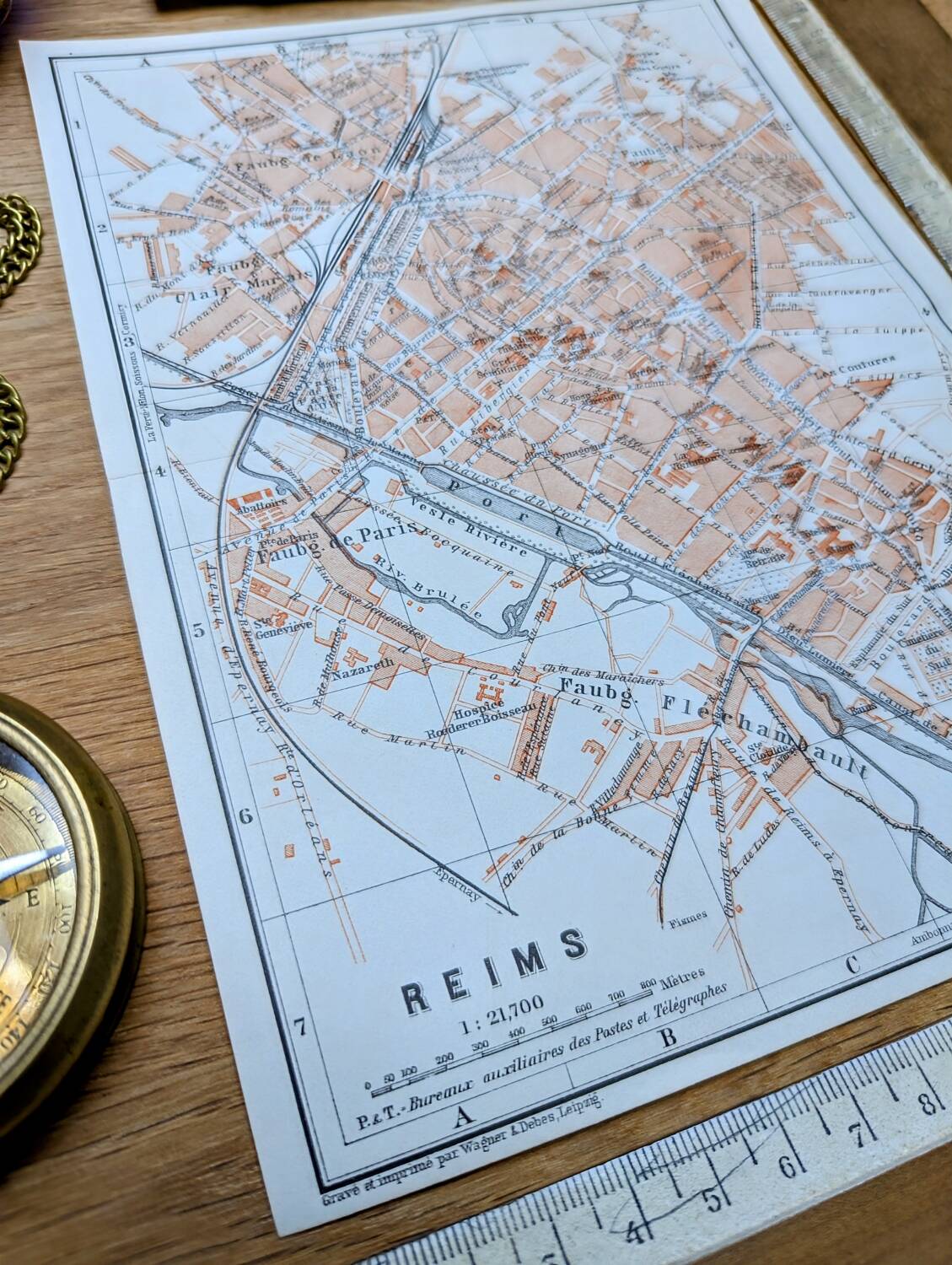 Printed in 1908, Reims, Marne, France.