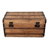 Large old trunk, wood and steel