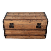 Large old trunk, wood and steel