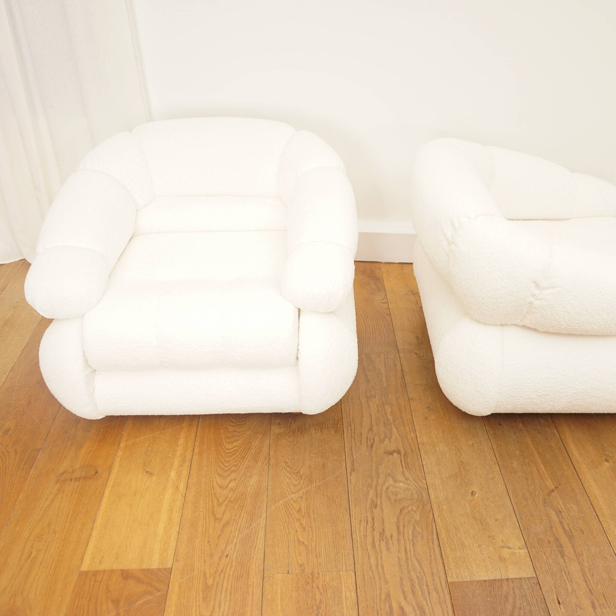 Paire de fauteuils Space Age d'Adriano Piazzesi, 1970