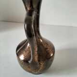 Glazed stoneware pitcher in coppery brown – Potter's work, France, 1970s