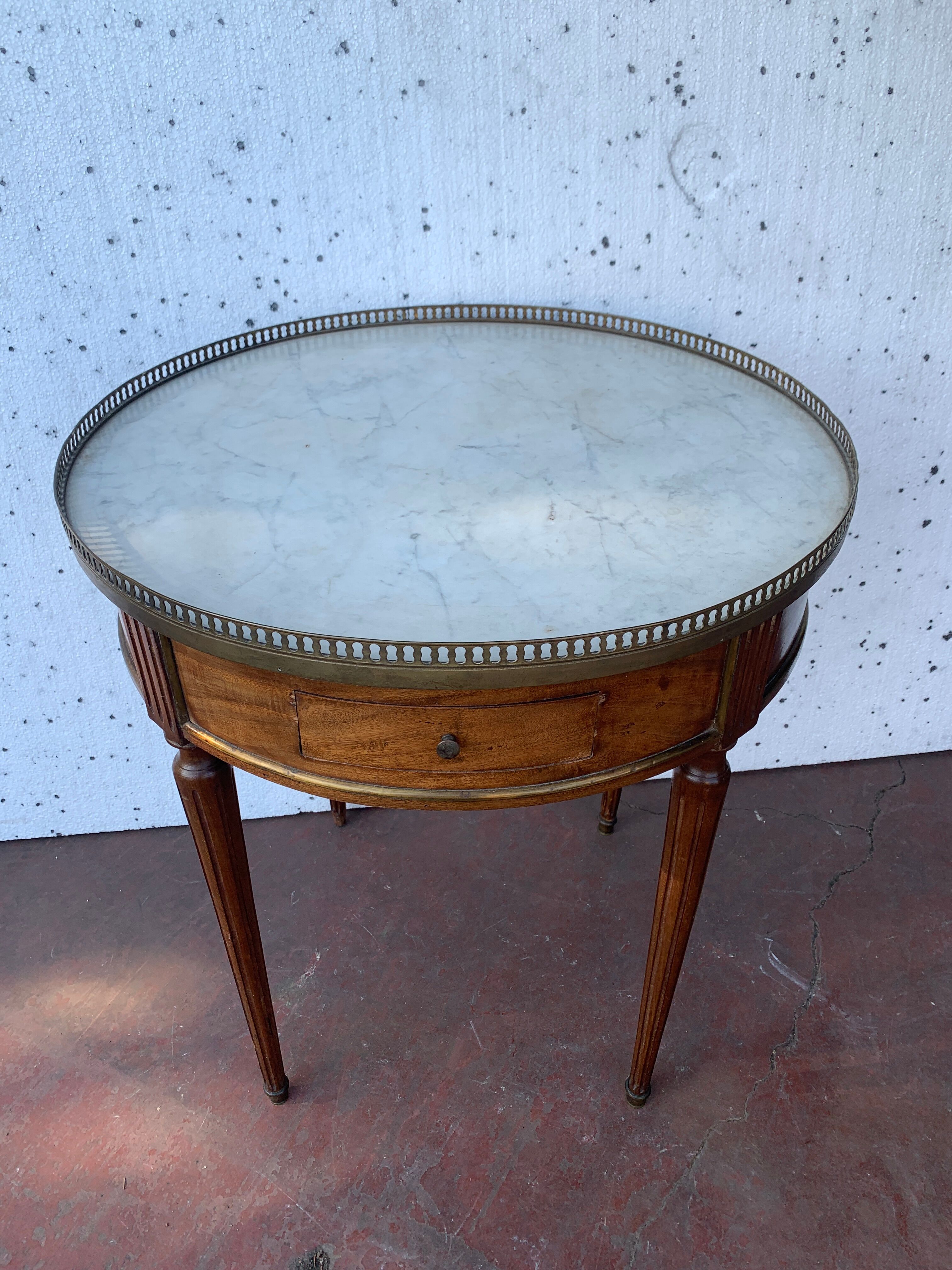 Louis XVI style bouillote table in mahogany XIX century