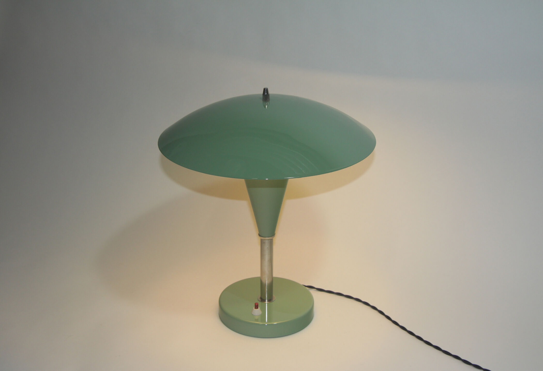 Lampe champignon vert, années 1960