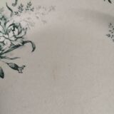 Assiettes plates anciennes H.C, terre de fer