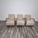 Armchairs from Jindrich Halabala, 1940s, Set of 3