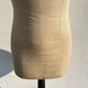 Antique mannequin in fabric and blackened wooden foot Stockman Paris Le Louvre