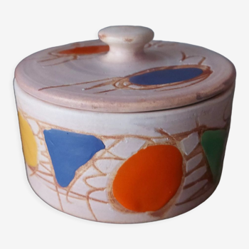 Ceramic box signed Vallauris