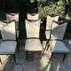 Set of 6 high back dining chairs from the 1950s - 1960s